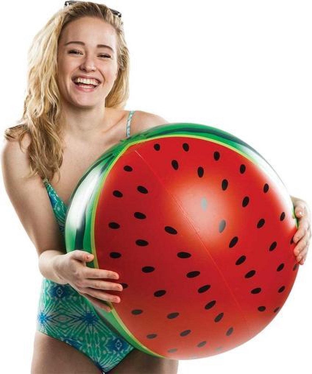 Grote watermeloen strandbal - 107 centimeter