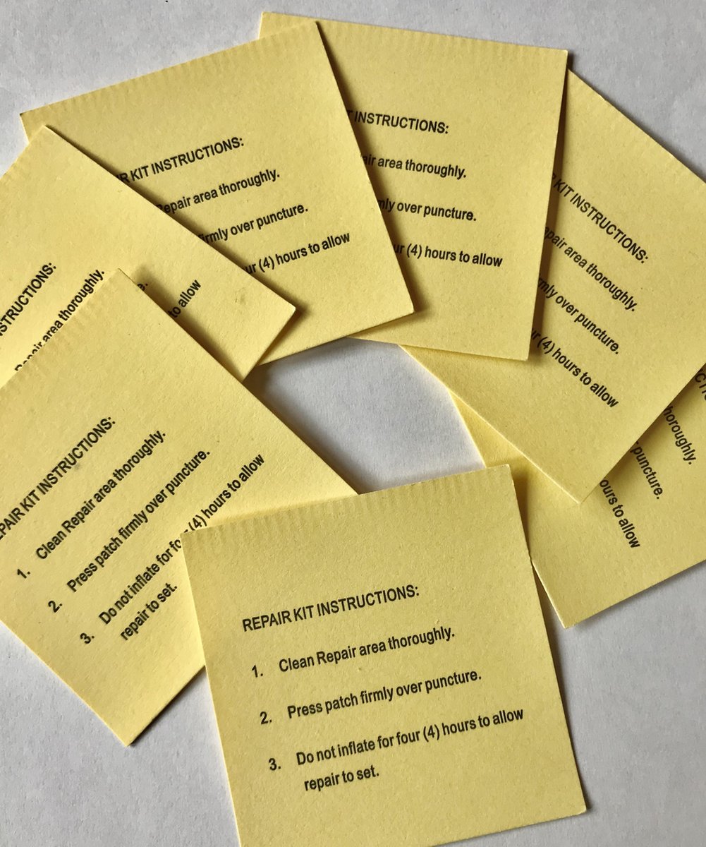 zelfklevende reparatie stickers