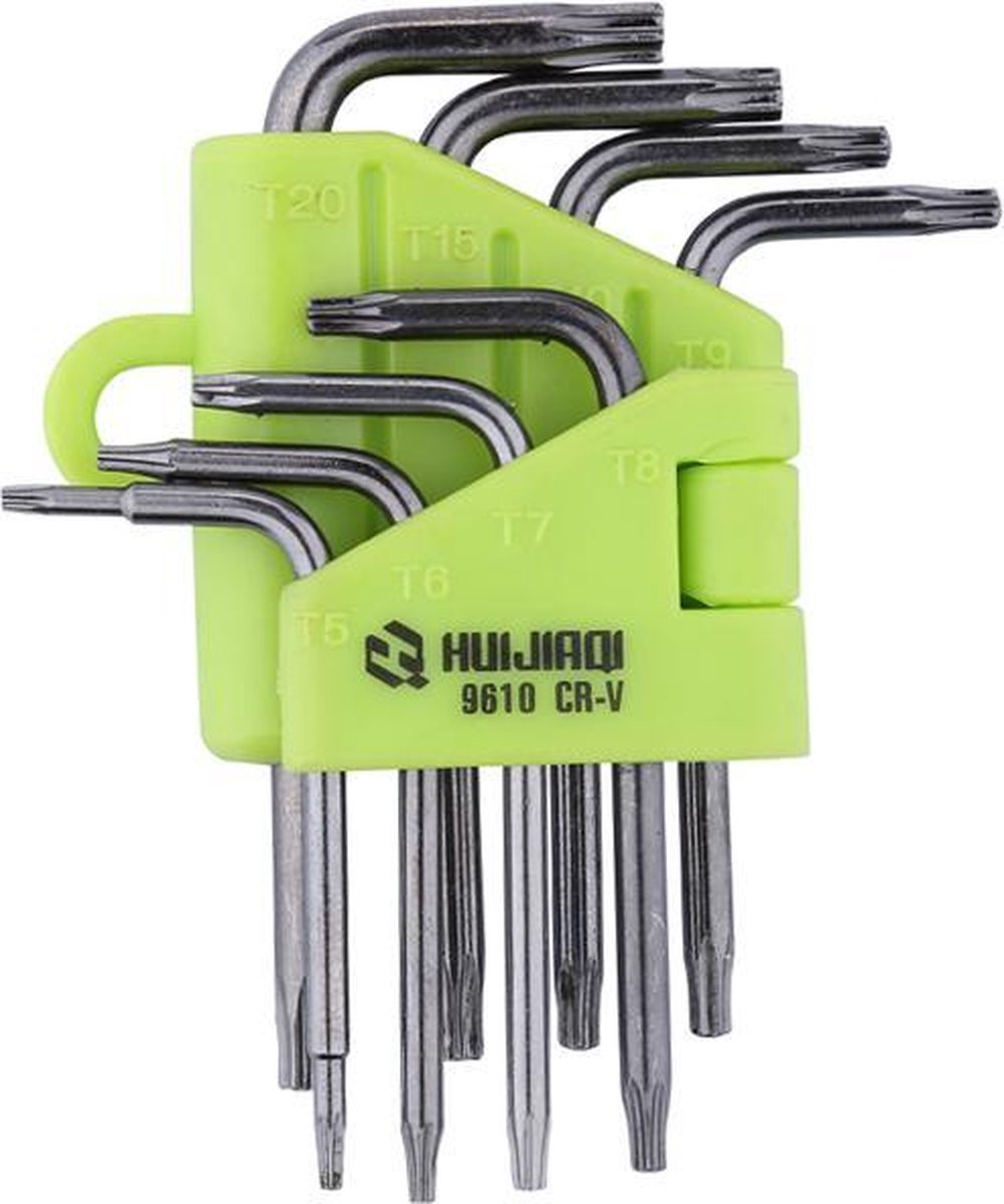 8 Delige Torx Set - T5 T6 T7 T8 T9 T10 T15 T20 - Inbussleutel