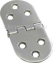 Luikscharnier - 130x60x3 - Rvs 316 - Knoop onder
