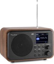 Draagbare DAB radio met Bluetooth - Audizio Milan retro radio met sleeptimer