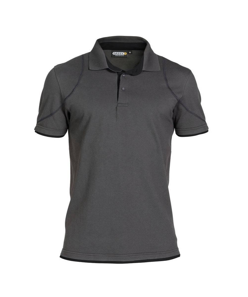 Dassy Orbital polo D-FX Zwart/Blauw maat XL