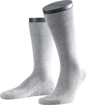 FALKE Sensitive London Herensok 14616 - Grijs 3390 light greymel. Heren - 47-50