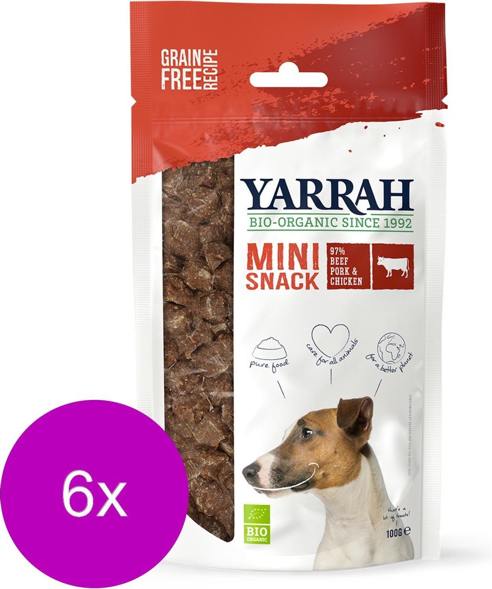 Yarrah Bio Mini Bites Snacks - Hondensnacks - 6 x