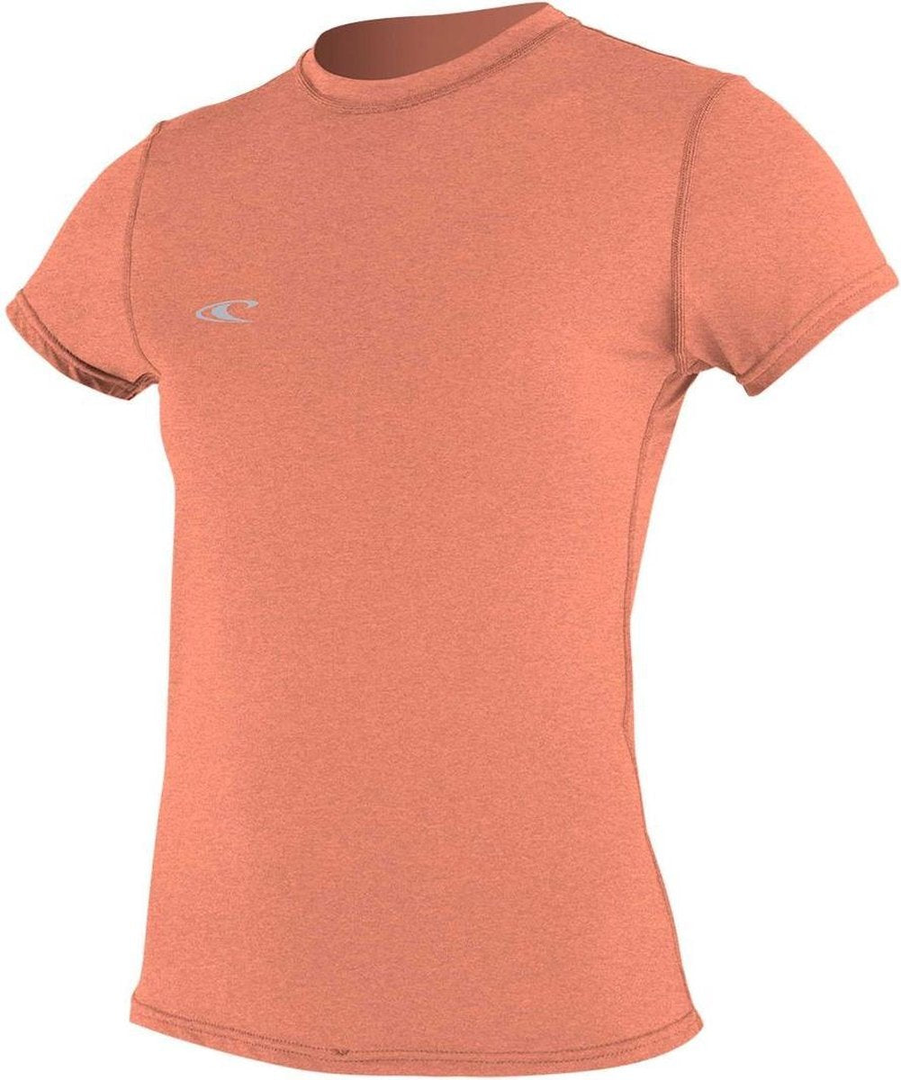 O'Neill - UV-shirt voor dames met korte mouwen - Hybrid Sun - Grapefruit - maat L