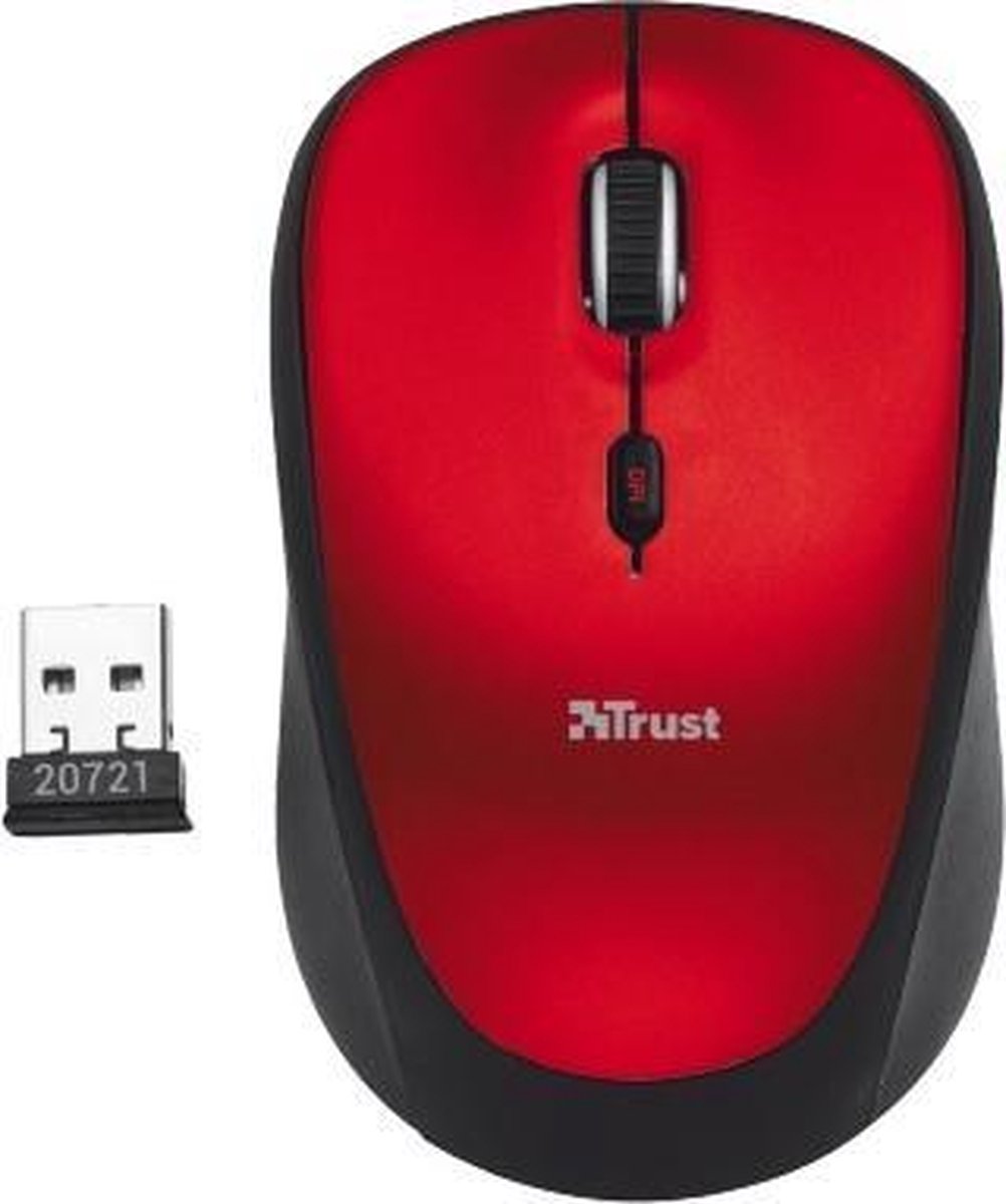 Trust WMS-113 muis RF Draadloos Optisch 1600 DPI Ambidextrous