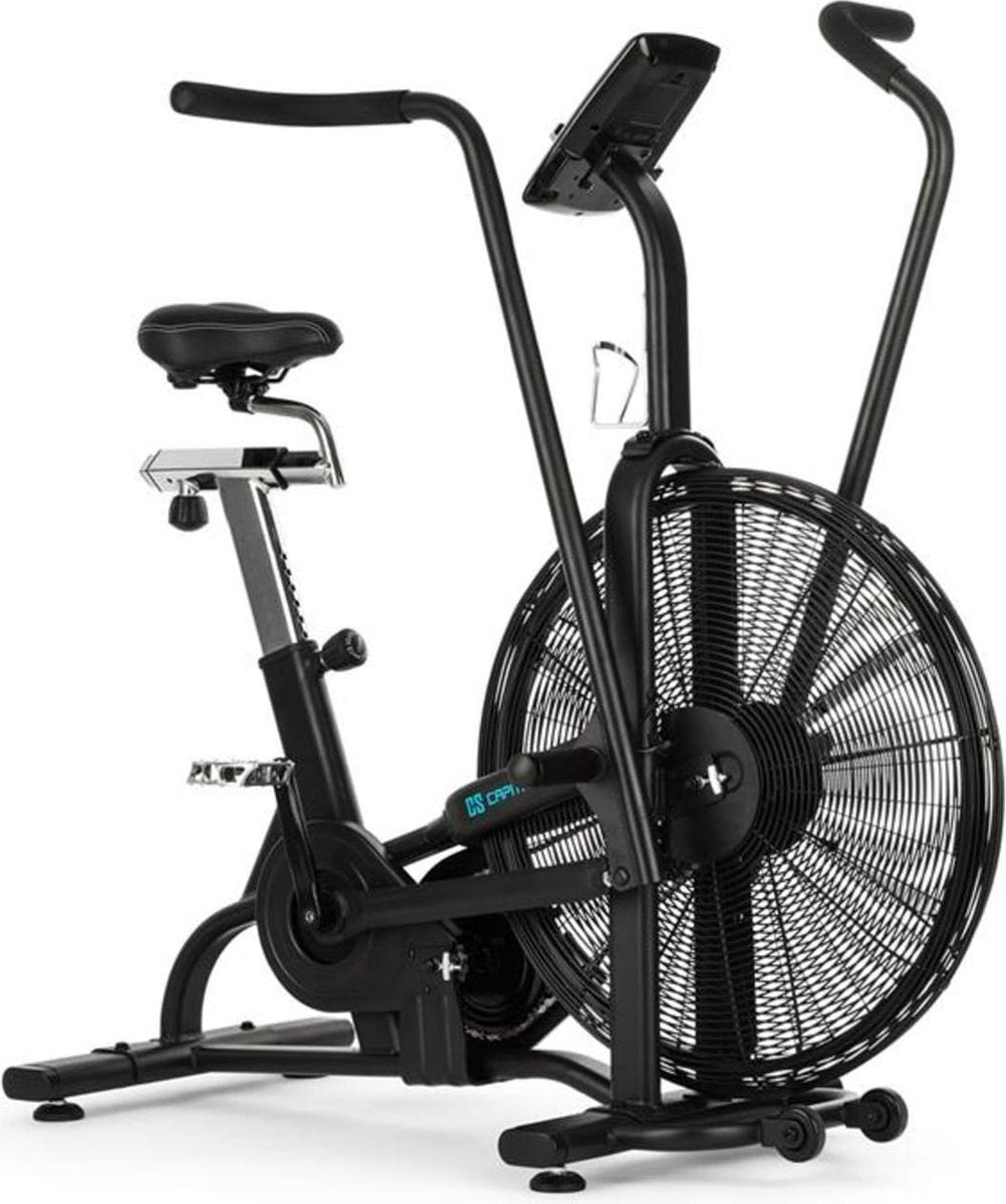 Strike Bike ventilatorweerstand trainingscomputer BT zwart