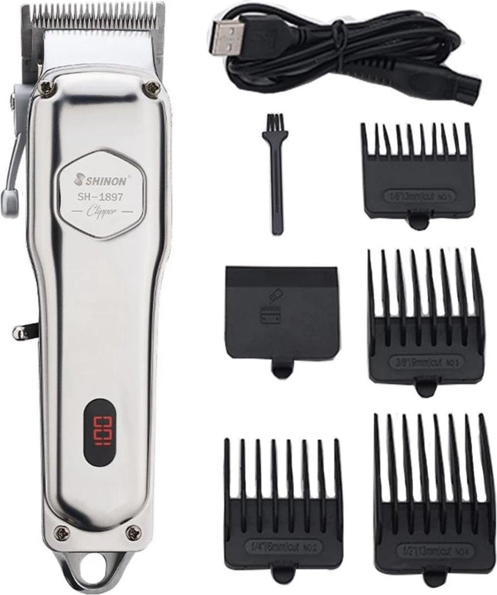 Regentech ® Tondeuse Mannen - Hair Clipper - Haartrimmer - Digitaal - Draadloos