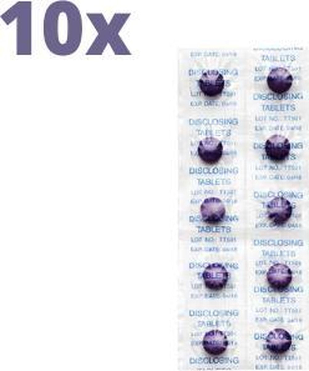 Tepe Plakverklikker Tabletten -10 x 10 stuks - Voordeelverpakking