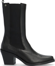 Notre-V 02-170 Enkellaarsjes - Enkelboots - Dames - Zwart - Maat 41