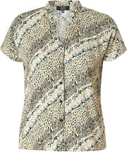 ES&SY Marit Blouse - Denim Blue/Multi-C - maat 42