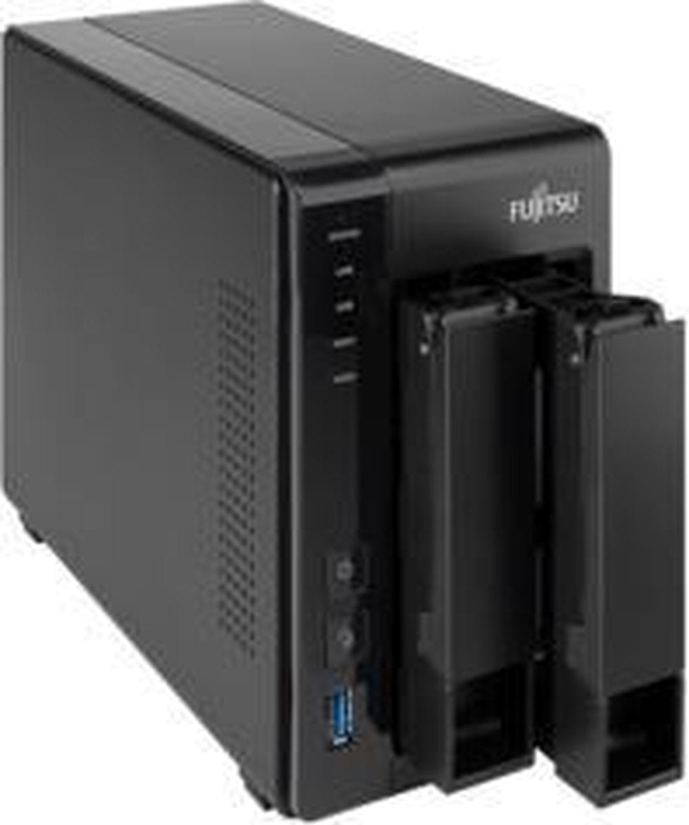 Fujitsu CELVIN NAS QE707 NAS Compact Ethernet LAN Zwart