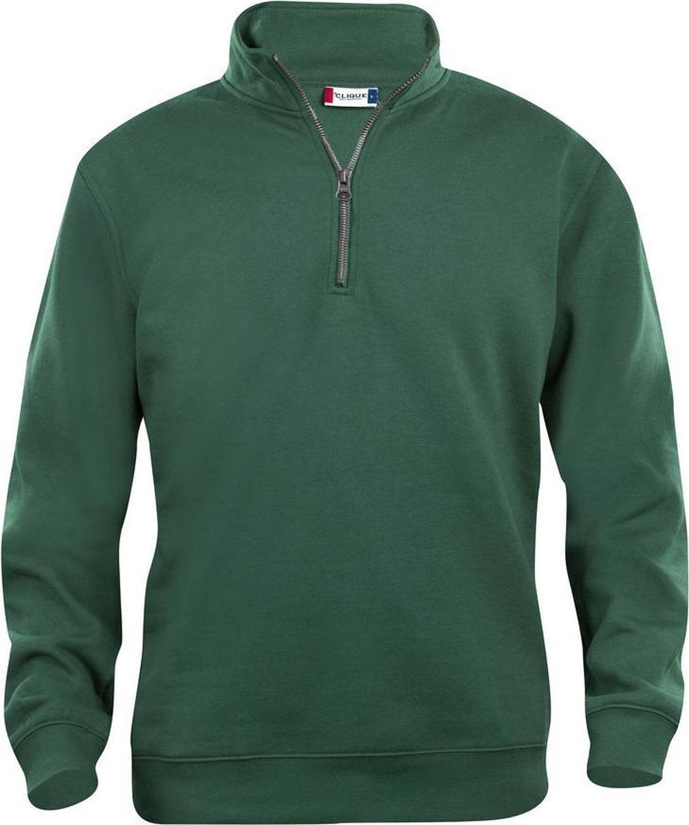Clique Basic halfzip Flessengroen maat XL