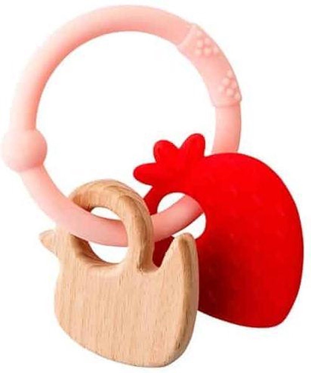 Nattou - Lapidou Teething Toys - Strawberry