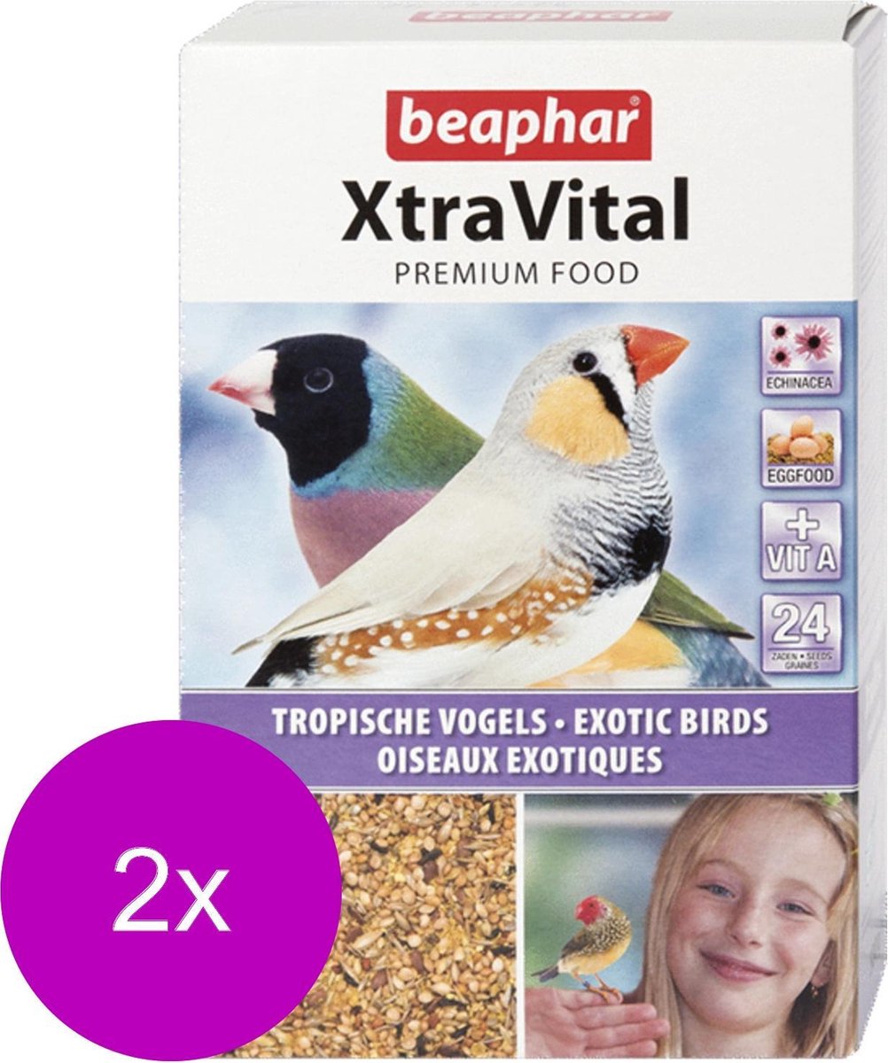 Beaphar Xtra Vital Tropische Vogel - 2 St à 500 gr - Vogelvoer