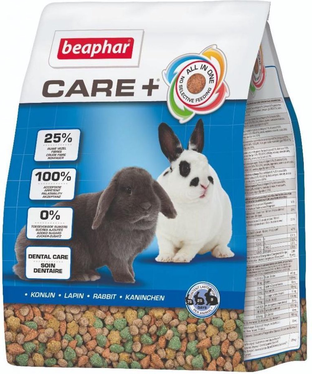 4x Beaphar Care+ Konijnenvoer Adult 1