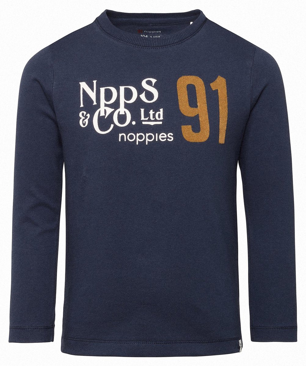 Noppies T-shirt Bilalou - Black Iris - Maat 128