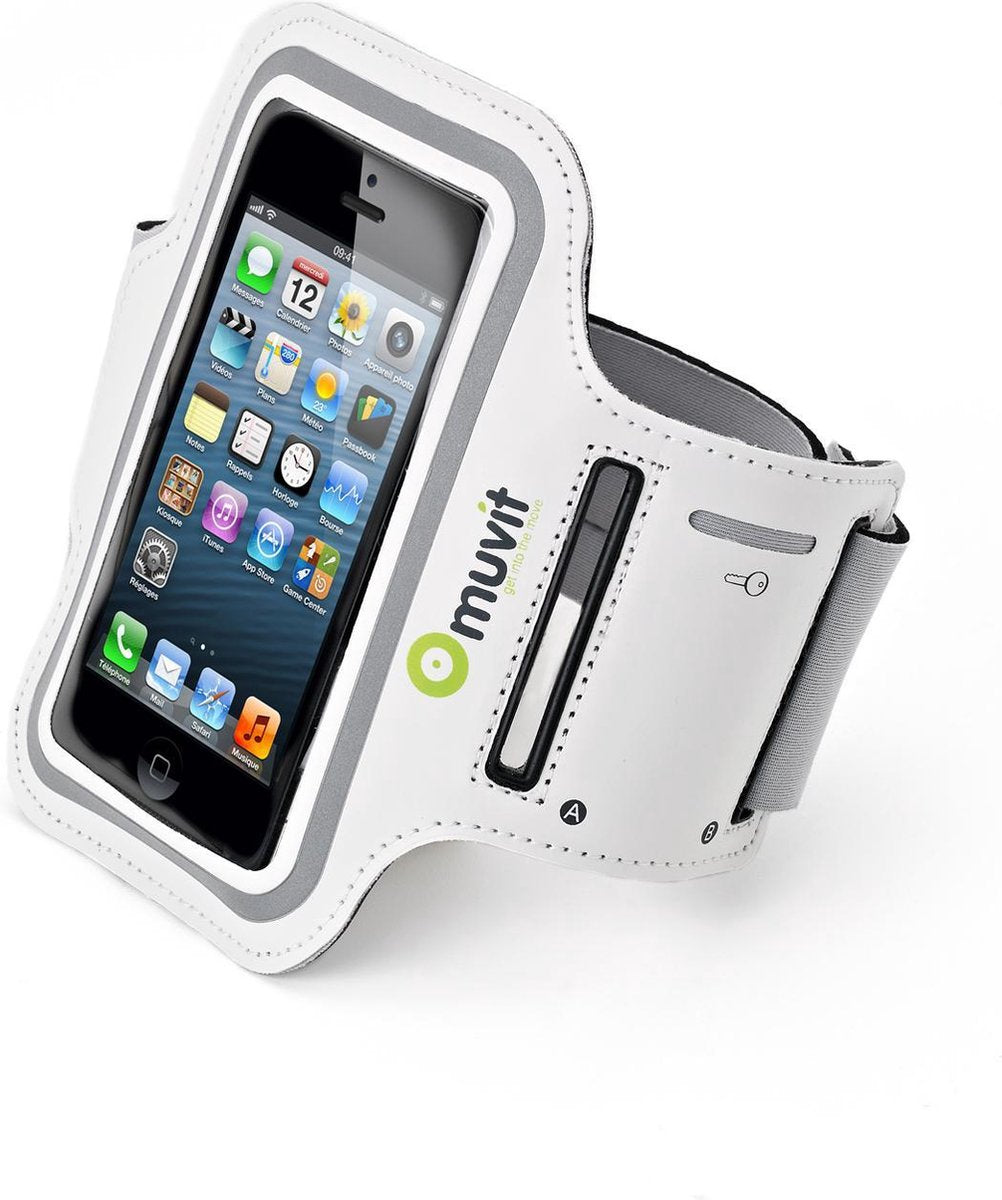 Muvit sport armband - wit - XL