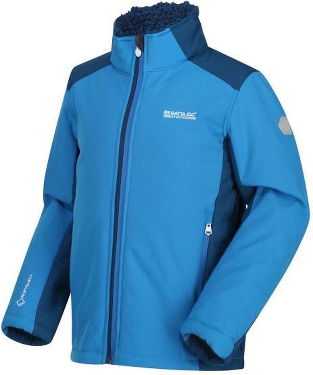 Rivendale II softshell-wandeljas met rits over de volle lengte voor kinderen