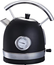 S & P Plus waterkoker retro Zwart klassieke design elektrisch nieuw