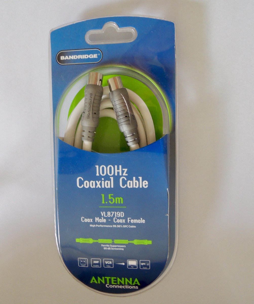 Bandridge VL8719D coax-kabel