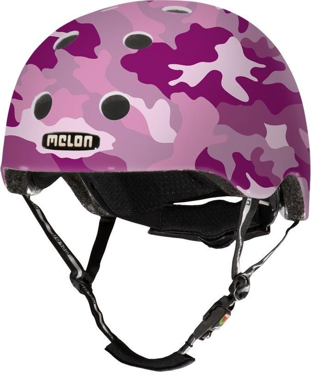 Melon Camouflage Pink Fietshelm - Maat XXS-S (46-52cm) - Roze