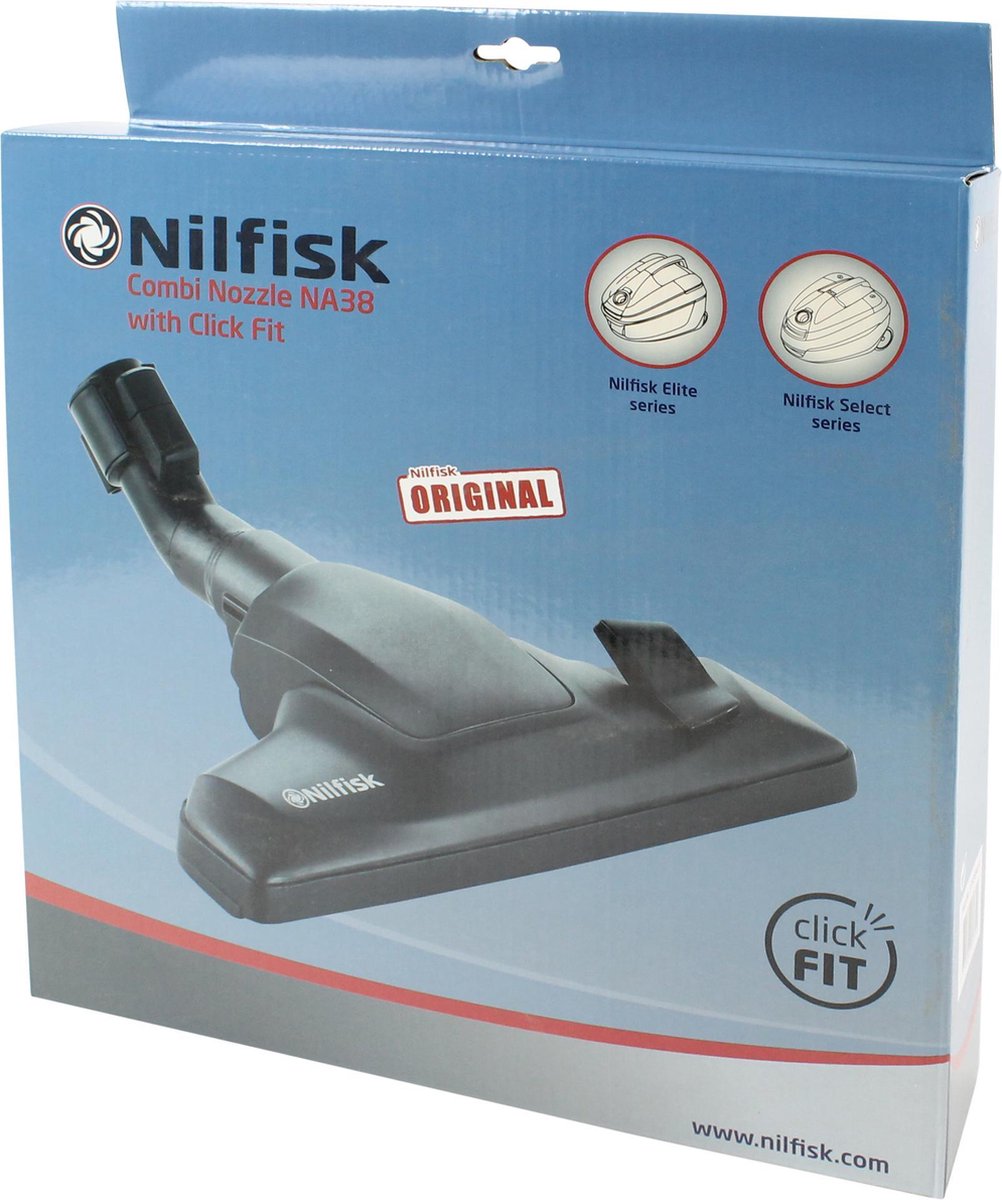Nilfisk combimond voor ELITE / SELECT / POWER +parkeerhaak & click fit