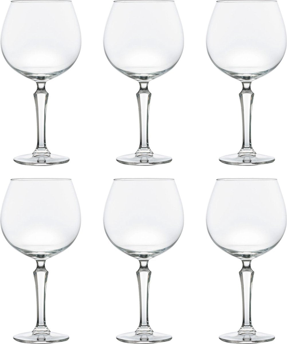 Libbey Cocktailglas SPKSY Gin & Tonic - 580 ml / 58 cl - 6 Stuks - Vaatwasserbestendig - Hoge kwaliteit - Vintage design - Perfect voor een cocktailfeest aan huis