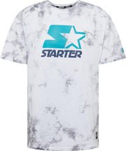 Starter Heren Tshirt -L- Starter Tie Dye Jersey Grijs