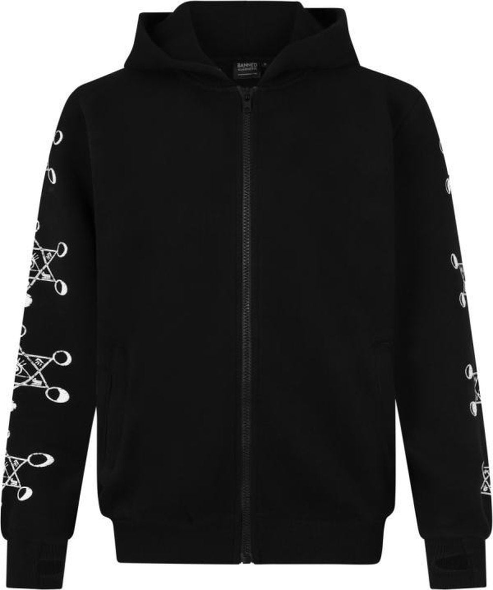 Banned Vest met capuchon -XL- ANDERS Zwart