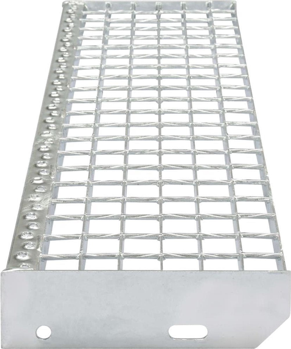 vidaXL Traptreden 4 st 600x240 mm gesmeedlast gegalvaniseerd staal  VDXL_145246