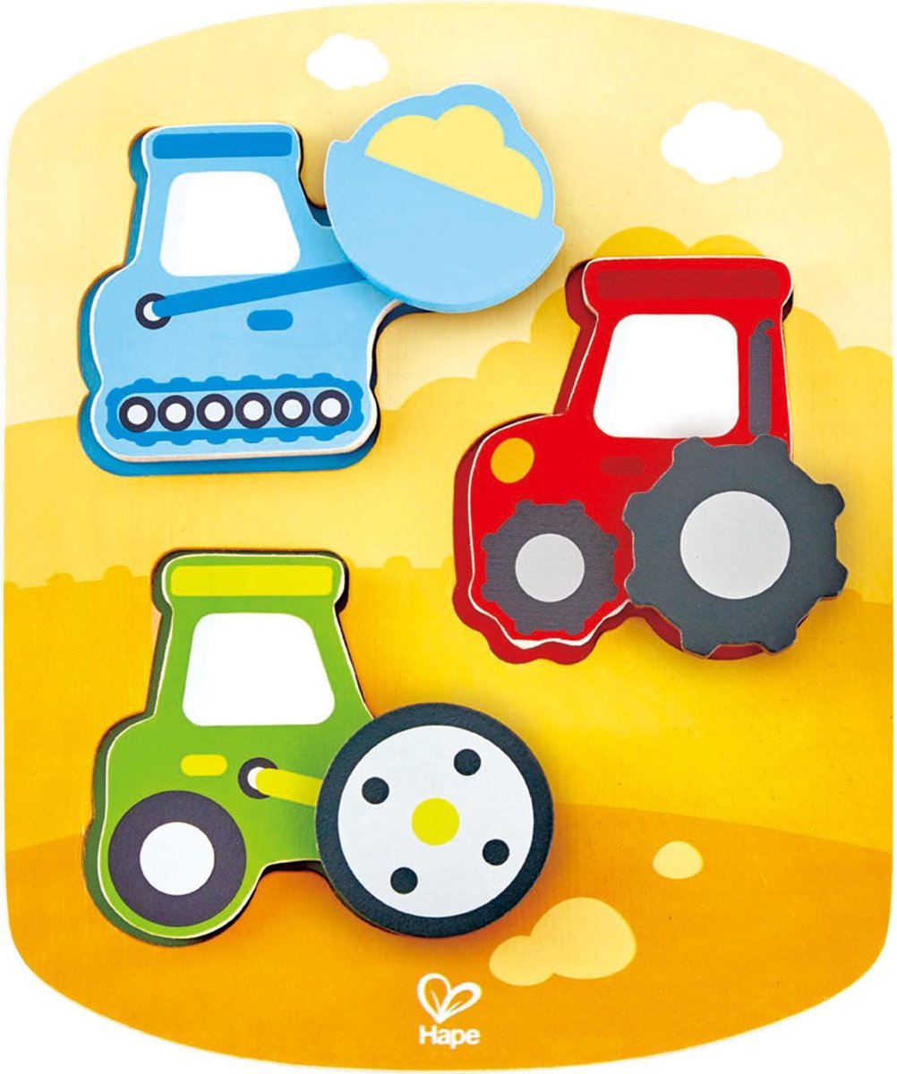 Hape Contructie Vormenpuzzel