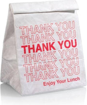 Thank You lunch bag Thank You broodzak