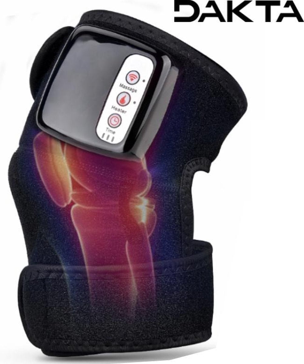Dakta® Kniebrace Infrarood | Elektrische Brace Knie | Knie / Schouder / Elleboog Massage | Fysiotherapie | Pijnbestrijding