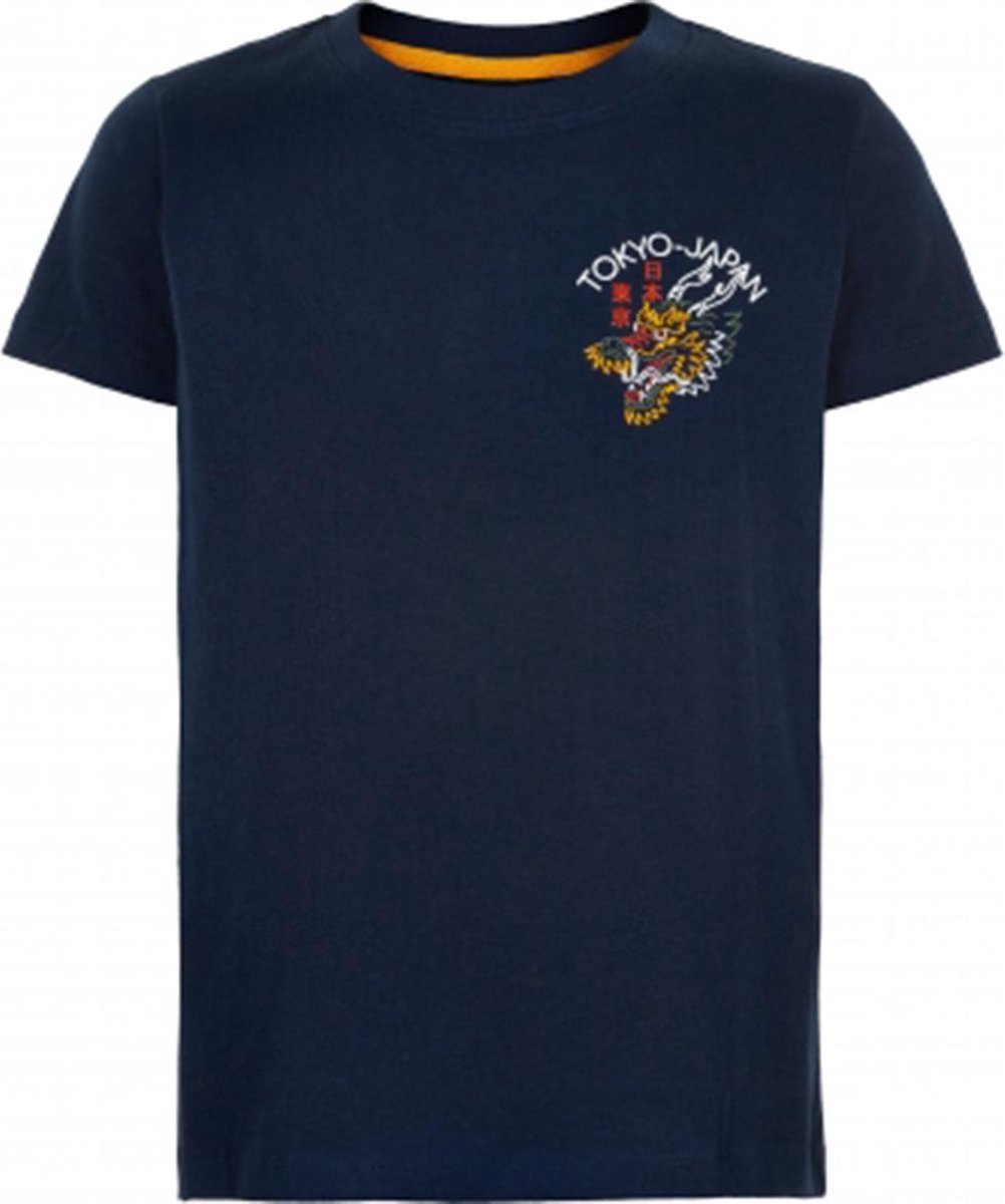 The New t-shirt jongens  - blauw - Uri TN3587 - maat 158/164
