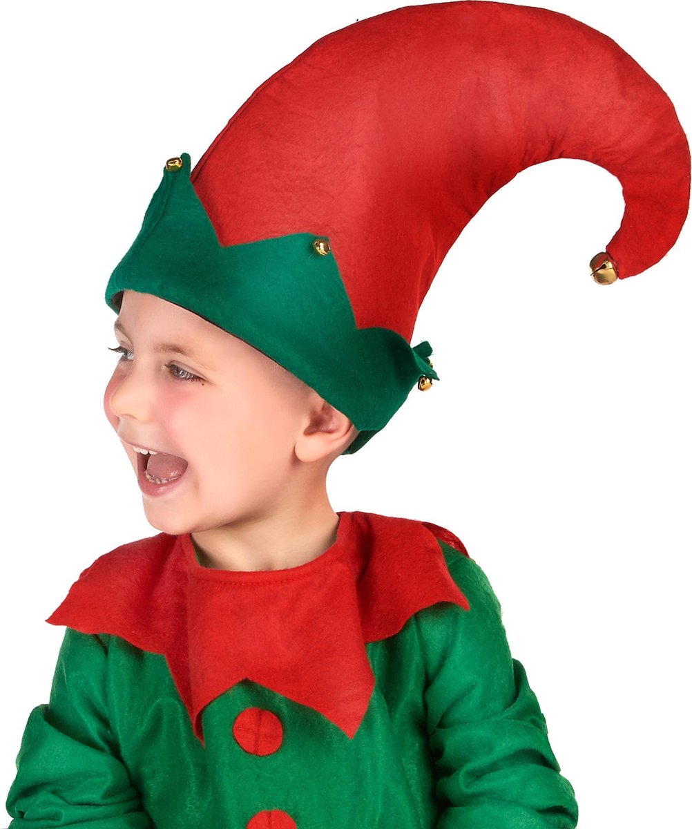 WELLY INTERNATIONAL - Elfen muts met belletjes voor kinderen - Hoeden > Mutsen