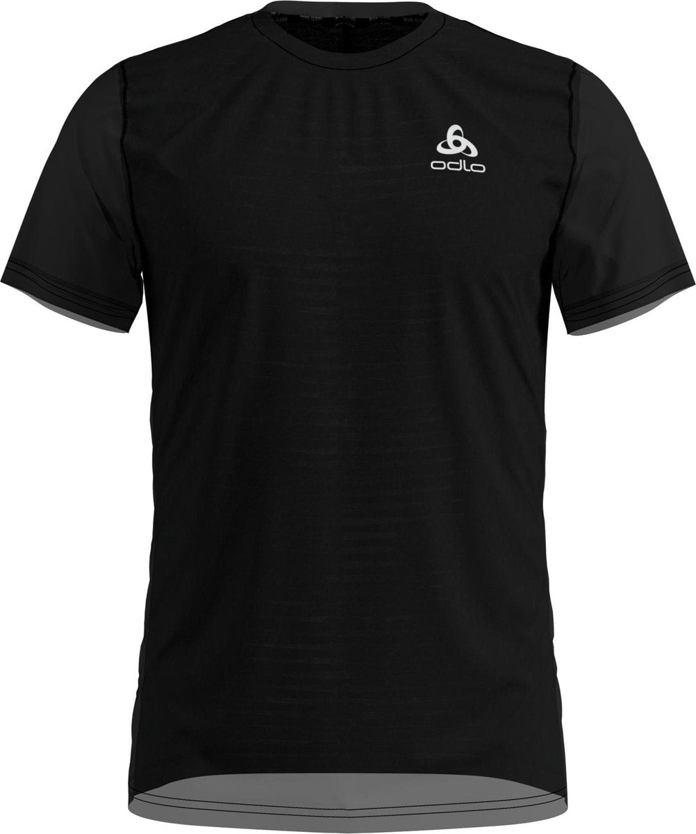 Odlo Bl Top Crew Neck S/S Ceramicool Sportshirt Heren - Black