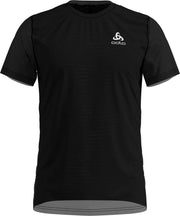 Odlo Bl Top Crew Neck S/S Ceramicool Sportshirt Heren - Black