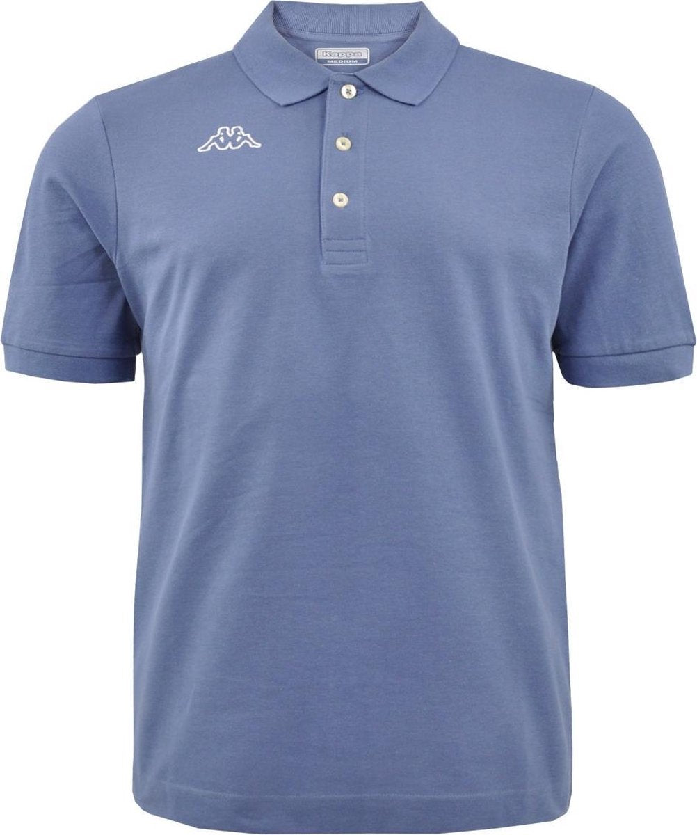 Kappa - Logo Life MSS polo  - Lichtblauw - Heren - maat  M