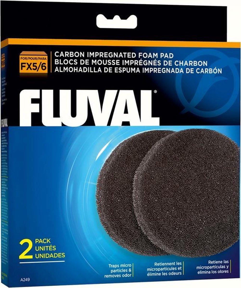 Fluval fx4/6 karbon filter pads 2st