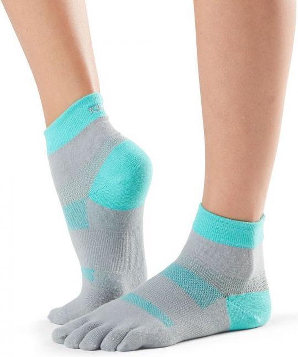 Toesox Sport Minnie enkelsok - Aqua - 36-38