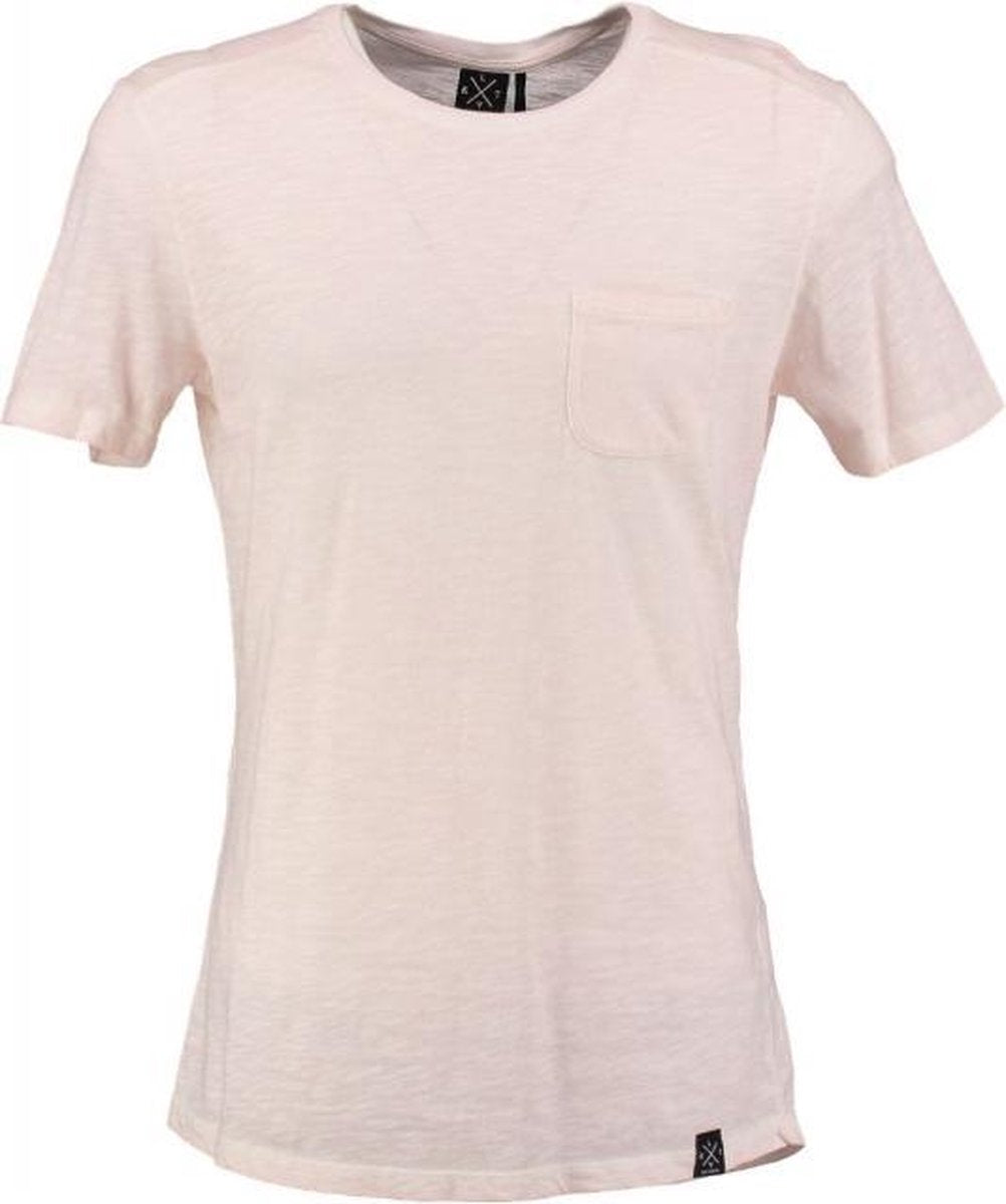 Kultivate long slim fit shirt peach - Maat XL