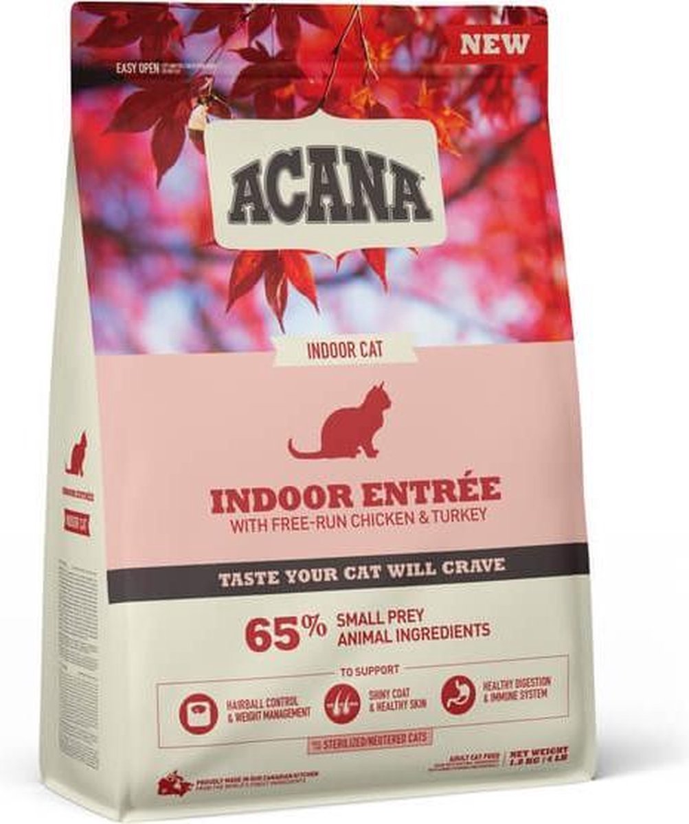 Acana Indoor Entree - Kattenvoer - Kip & Kalkoen - 1.8 kg