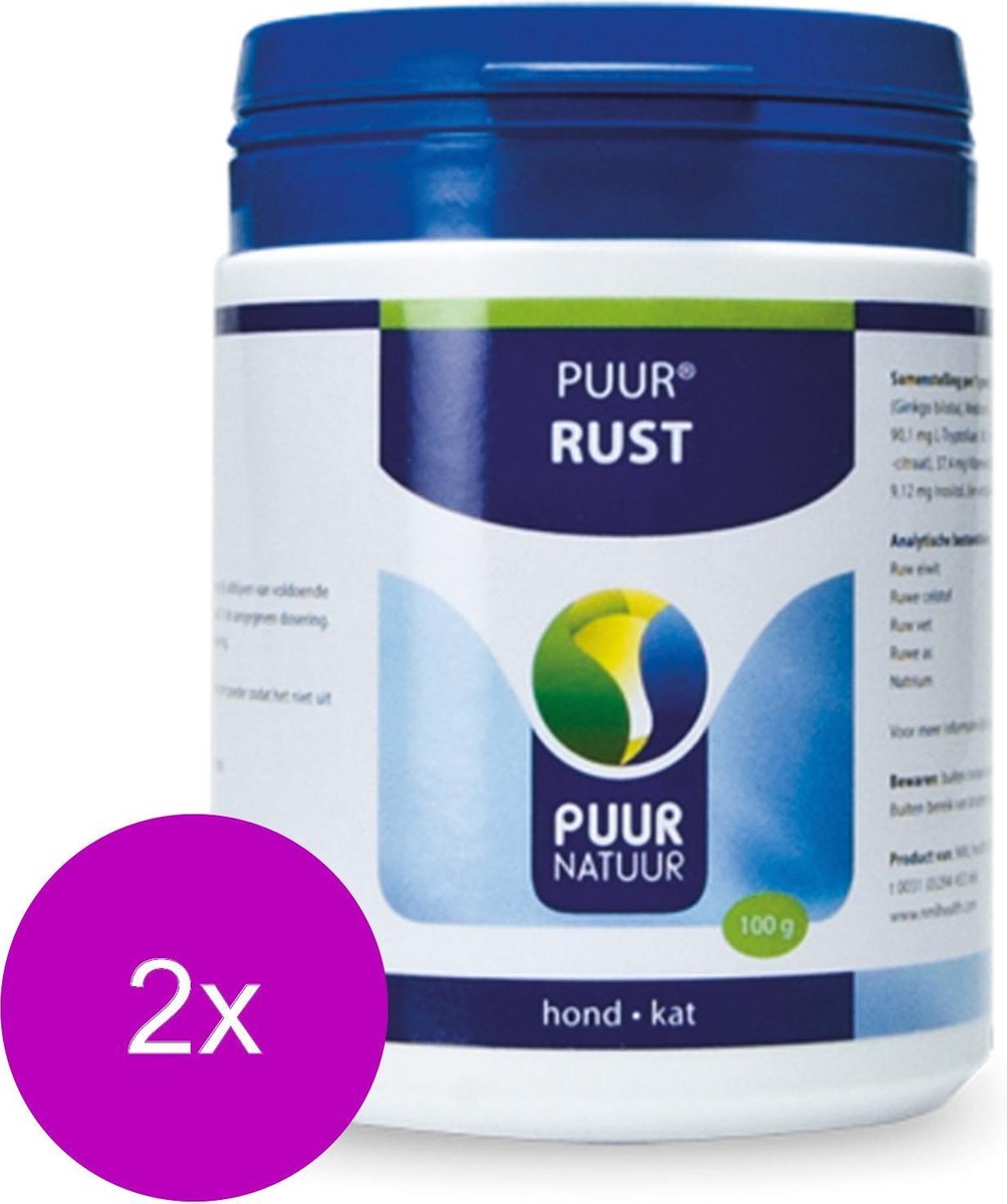 Puur Natuur Tranquil - Rust - Anti stressmiddel - 2 x 100 g