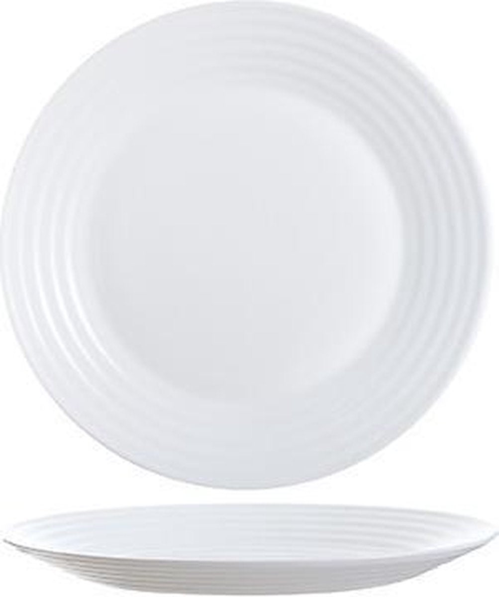 Stairo Wit Dessert Bord - Ø 19 cm