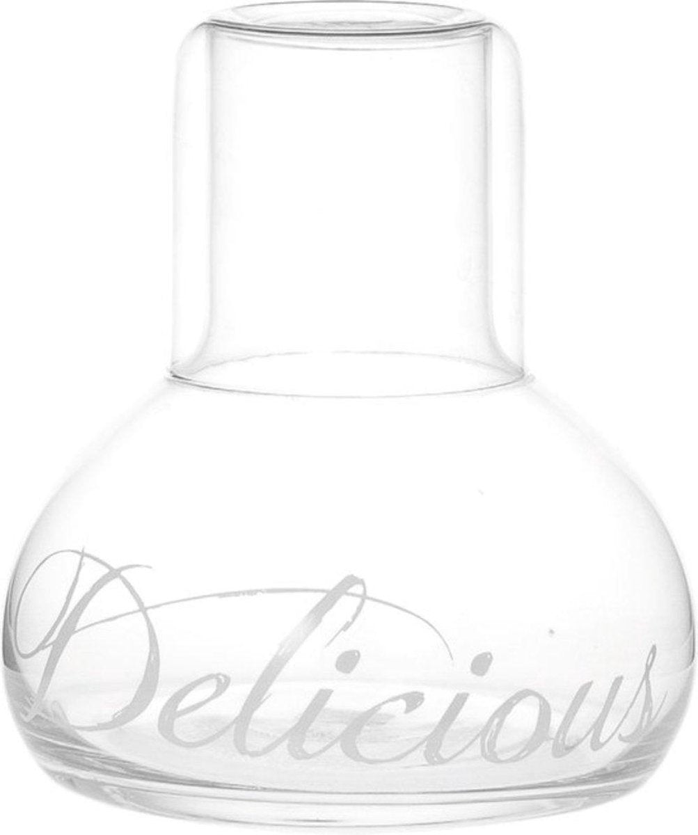 Riverdale - Karaf Delicious clear 15cm - inclusief glas