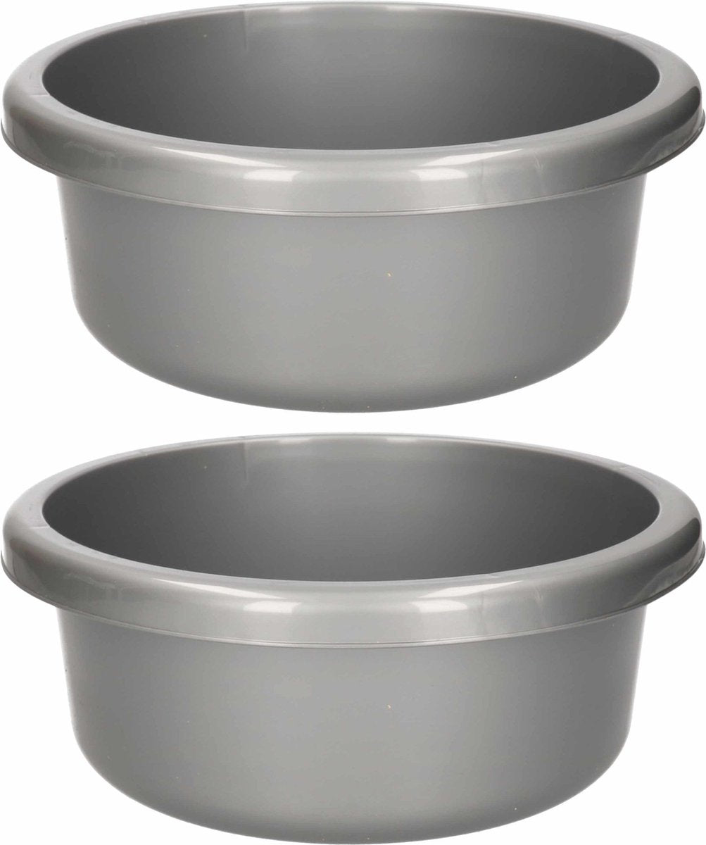 Set van 3x stuks rond afwasteiltjes / afwasbakken - 6