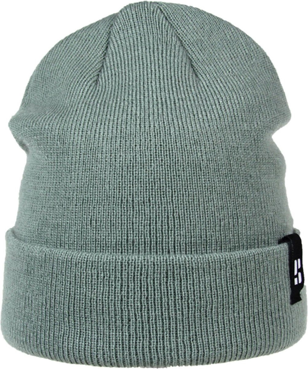 Poederbaas Poederbaas Natural Basic  Muts (Sport) - Unisex - mintgroen
