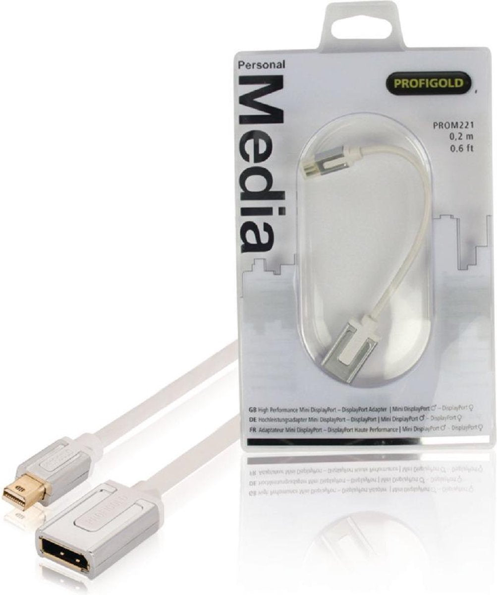 Profigold Mini DisplayPort naar DisplayPort adapter - 0