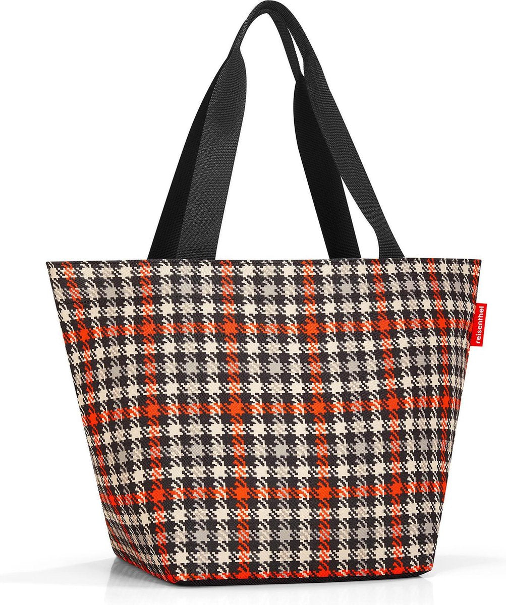 Reisenthel Shopper M Handtas Shopper - Maat M - 15L - Glencheck Red Rood